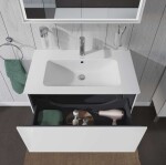 DURAVIT - L-Cube Umyvadlová skříňka 40x82x48 cm, 1 zásuvka, lesklá bílá LC614102222