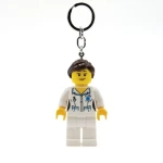 LEGO Minifigures Zdravotnice svítící / přívěsek na klíče (60LGL-KE186H)