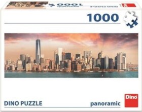 Puzzle 1000 dílků Manhattan za soumraku