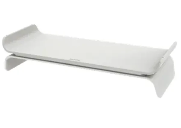 Leitz Ergo bílo-šedá / Stojan pod monitor / Výškově nastavitelný / do 27" (65040085)