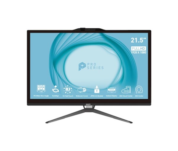 MSI PC AiO PRO AP222T 13M-446XEU, i3-13100, 21.5" FHD, 8GB, 512GB, UHD 730, No OS, Black EDF_2666393