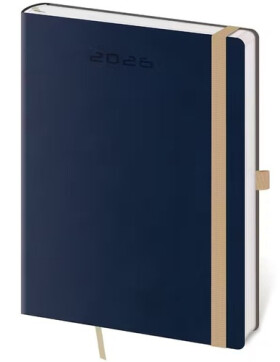 Diář 2026 týdenní B6 Flexies - tmavě modrá