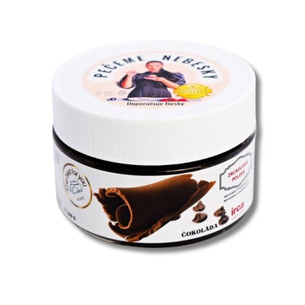 Zrcadlová poleva Farcitura IRCA Čokoláda (250 g) Besky edice