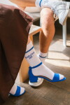 Bella Rose Ponožky Dneska ne velikost M (40-43), bílá barva, textil