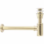 REA sifon výpustí zlatý