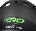 Integrální helma Xrc Monsters matt black - L / černá