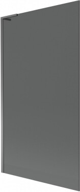 MEXEN/S - Next L vanová zástěna FIX 100 x 150, grafit, grafit metal 895-100-000-03-40-95
