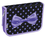 Školní penál jednopatrový Cute bow