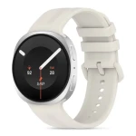 Tech-Protect Silicone Evo Strap béžová / Řemínek / pro Samsung Galaxy Watch 40/44/46 mm / Silikon