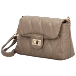 Trendy dámská koženková crossbody kabelka Ingmax, taupe