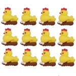 Fagoš Cukrové ozdoby Slepička žlutá 12 ks