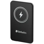 Verbatim Charge 'n' Go černá / Magnetická bezdrátová powerbanka / 5000 mAh / USB-C / MagSafe / 15–20 W (32240)