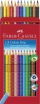 Faber - Castell Pastelky trojhranné Grip - rozmývatelné 12 ks