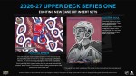 Hokejové karty NHL 2026-27 Upper Deck Series 1 Hockey Blaster Box