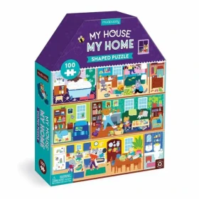 Mudpuppy Můj dům, můj domov - puzzle ve tvaru domu
