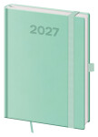 Týdenní diář 2027 Helma B6 Print Pop světle zelený