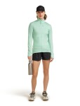 Dámská merino mikina ICEBREAKER Wmns 260 Quantum IV LS Zip, Mint velikost: M