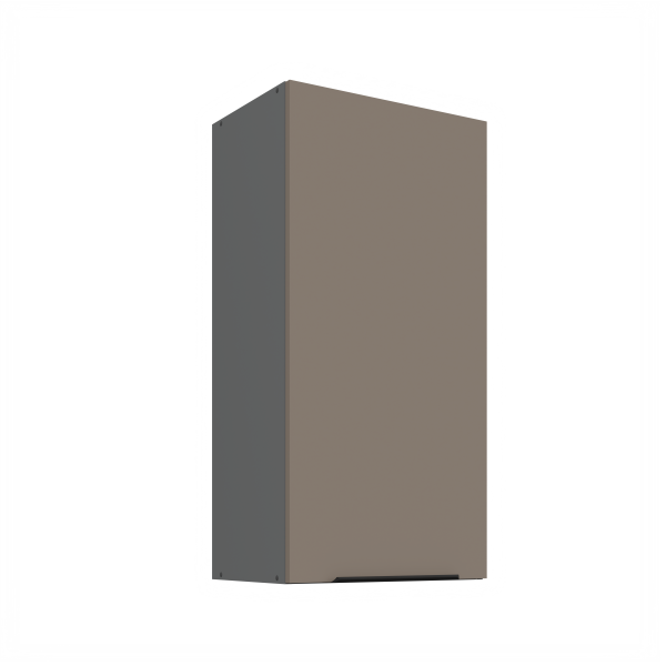 Horní skříňka Aria ANT 45 G-90 1F Barva korpusu: Antracit, Barva dvířek: TA - Sandgrau AFM
