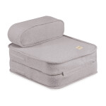 PLUSH NEST PLUSH NEST Dětské skládací křesílko Beránek (šedý) 150 × 60 × 25 cm