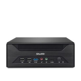 Shuttle XPC slim XH610 černá / Bez CPU (LGA1700/Intel Core 12th Gen) / 2xDDR4 / 3xSATA / 1x M.2 / 2xLAN / Bez OS (XH610)