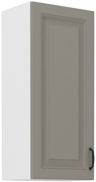 Horní skříňka Stilo 40 G-90 1F Barva korpusu: Bílá, Barva dvířek: Clay Grey
