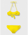 Dámské dvoudílné plavky žlutá Emporio Armani žlutá