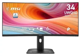 34" MSI PRO MP341CQPHG E12 černá / Monitor / VA / UWQHD / 21:9 / 120Hz / 4ms / HDMI+DP+USB-C / VESA (PRO MP341CQPHG E12)