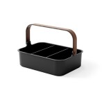 Stohovatelný organizér 35,5x24,5 cm Umbra BELLWOOD - černý/ořechový