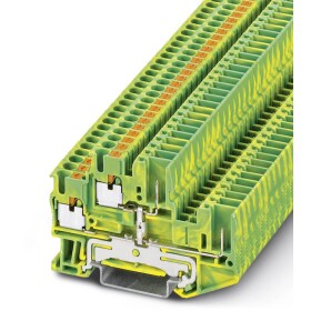 Phoenix Contact 3210897 dvojitá svorka na ochranný vodič 5.2 mm rychlé připojení zelená, žlutá 50 ks