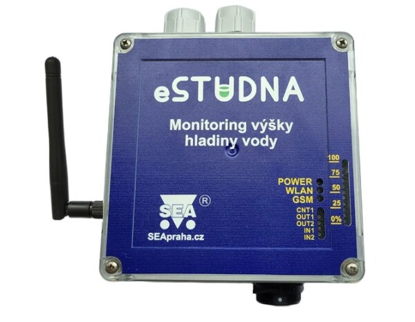 Online Wi-Fi hlídání hladiny eSTUDNA2, 1 výstup, do 0-10 m