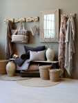 Chic Antique Sametový povlak na polštář Aix Mocca 50 × 70 cm, hnědá barva, textil
