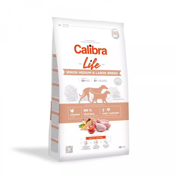 Calibra Dog Life Senior Medium & Large Chicken Hmotnost balení: 2,5 Kg