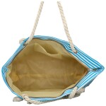 Módní plážová kabelka přes rameno Walura, světle modrá