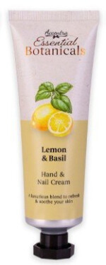 Krém na ruce a nehty v tubě 60ml Essential Botanicals - citron a bazalka