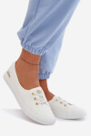Dámské tenisky bílo-zlaté Lee Cooper LCW-26-02-4043 38