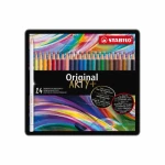 STABILO® Original - ARTY+ - 24 ks sada v plechu - 24 různých barev (8774-6)
