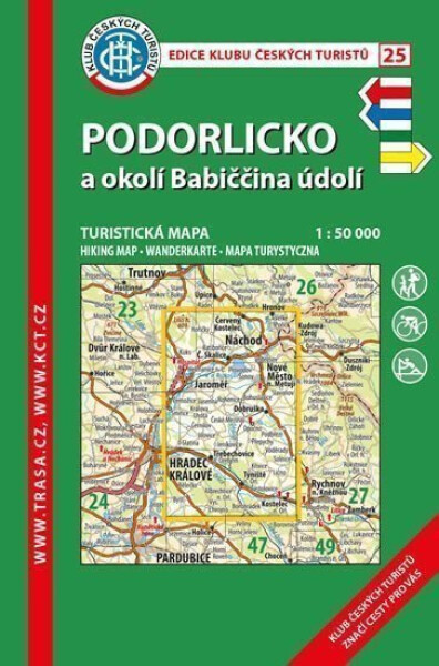 KČT 25 okolí Babiččina údolí