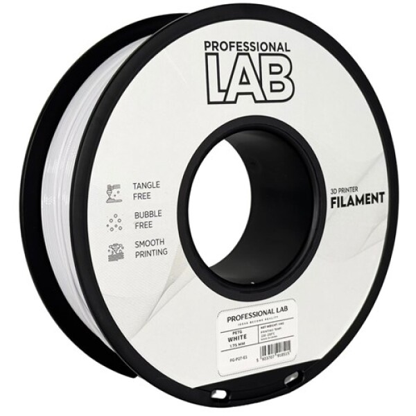 Filament PETG Professional LAB - Bílá, 1kg