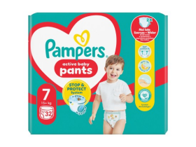 Pampers Active Baby Pants, vel. 7, 32 ks