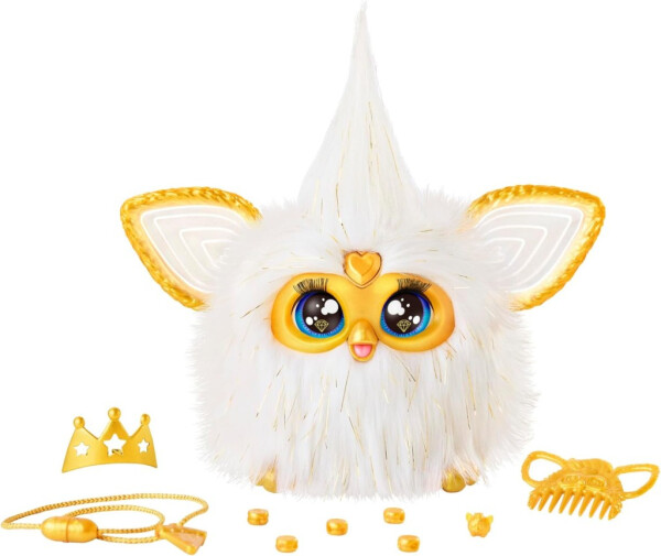 Plyšový interaktivní Furby Gold Glam - Hermanex