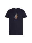 Pánské merino tričko s krátkým rukávem ICEBREAKER Mens 150 Tech Lite SS Tee Bear Tour, Midnight Navy velikost: M