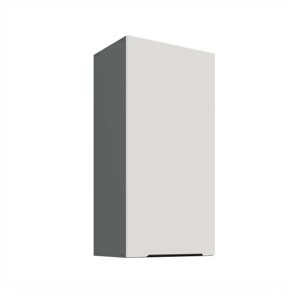 Horní skříňka Aria ANT 45 G-90 1F Barva korpusu: Antracit, Barva dvířek: WH - Crystal white AFM