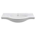 Nábytkové umyvadlo Naturel Pro 102x50 cm otvor pro baterii uprostřed HA5600 HA5600