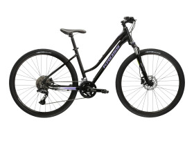 KROSS EVADO 7.0 LADY, rám 17" (M), model 2025, pneu 28", barva černá - ZDARMA dopravné, seřízení, odborná montáž a dárkový poukaz na nákup příslušenství! (Záruka nejlepší ceny! Nakupujte u autorizovaného prodejce!)