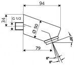 SCHELL - Příslušenství Sprchová hlavice s omezovačem aerosolu, chrom 018140699