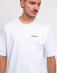 Tričko Patagonia M's P-6 Logo Responsibili-Tee® Fiber White