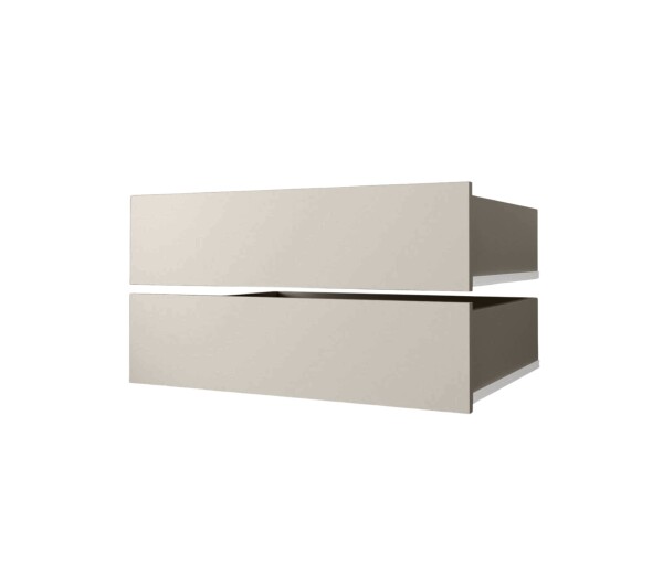 Zásuvky pro šatní skříně COMO Barva korpusu: Kašmír, Rozměry: 40 cm, Počet: 1 sada - 2x šuplík