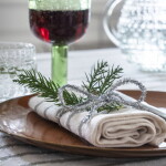 MADAM STOLTZ Třpytivé stuhy Gold / Silver – set 2 ks, zlatá barva, plast