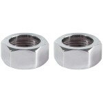 Matice převlečná, pro nástěnné baterie, sada 2ks, chrom, BALLETTO