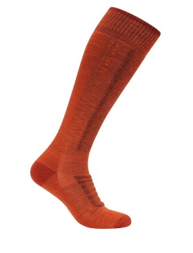 Pánské merino lyžařské ponožky ICEBREAKER Mens Ski+ Medium OTC, Fervid/Agate/Java velikost: 42-44 (M)
